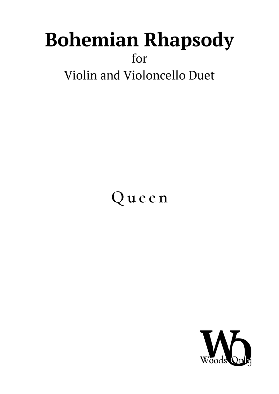 Bohemian Rhapsody String Duet scores gallery preview page 1