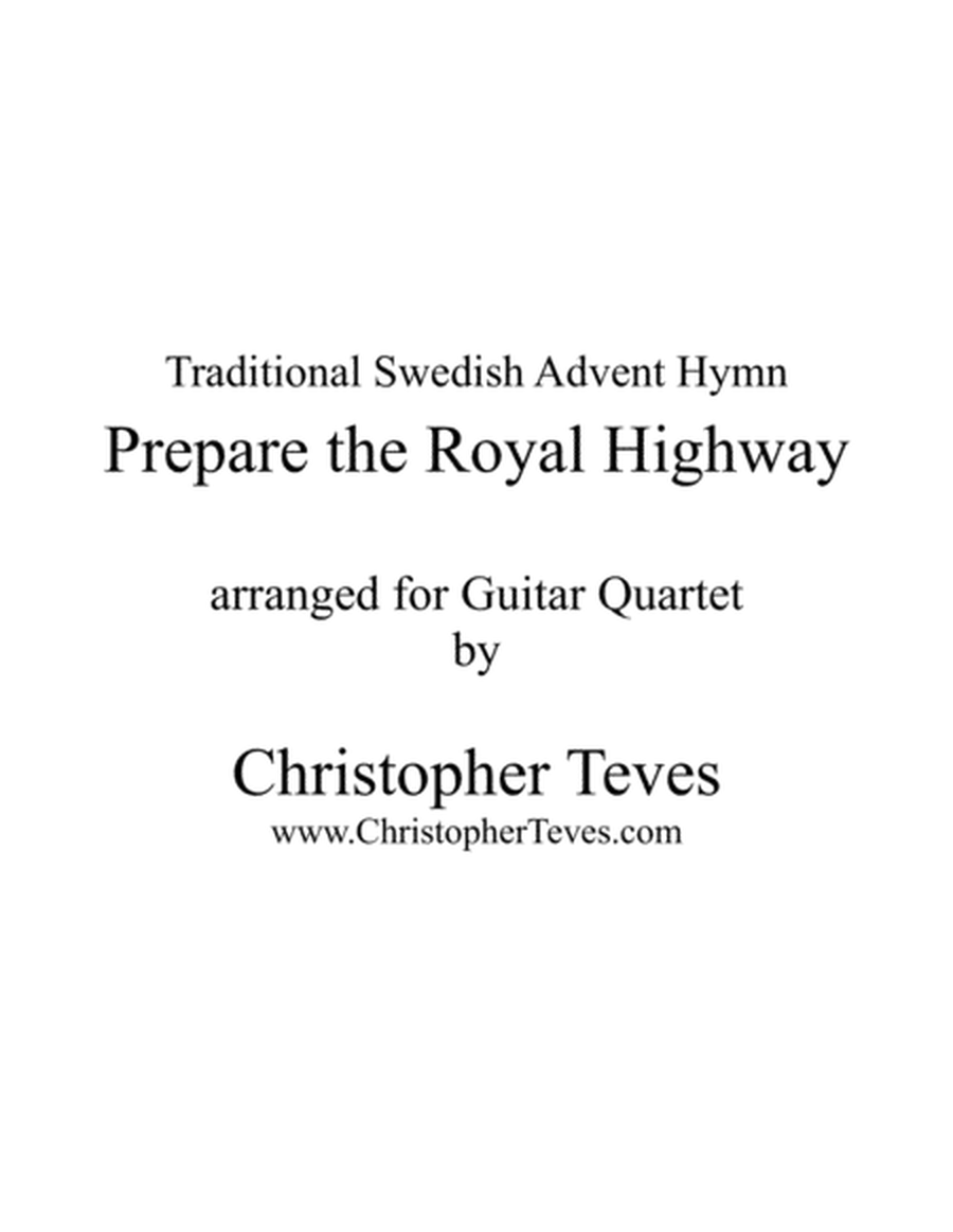Prepare the Royal Highway for Guitar Ensemble image number null