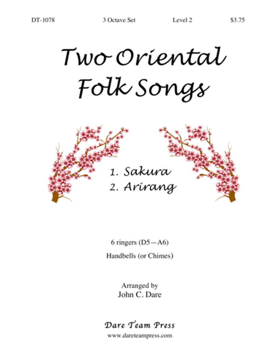 Two Oriental Folk Songs 3-Octaves scores gallery preview page 1
