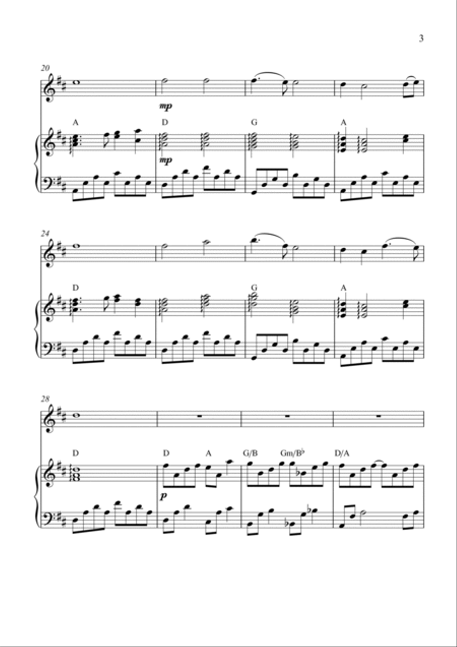 Close To You Close To You Violin Solo scores gallery preview page 3