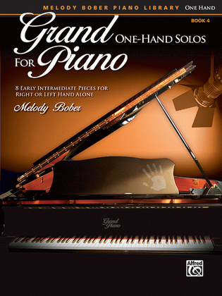 Book cover for Grand One-Hand Solos for Piano, Book 4
