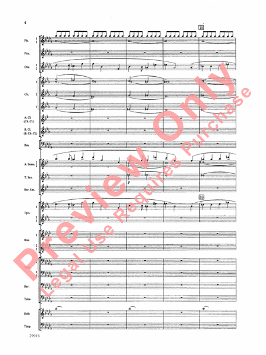 Prologue Prayer and Dream Pantomime (from the opera Hansel and Gretel) Concert Band scores gallery preview page 5