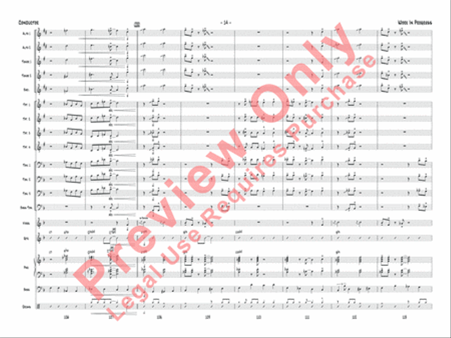 Work in Progress Jazz Ensemble scores gallery preview page 17