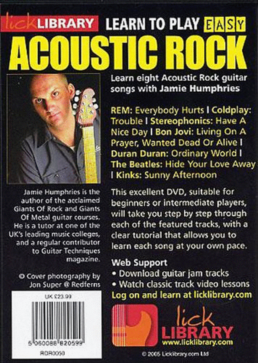 Learn To Play Acoustic Rock Volume 4