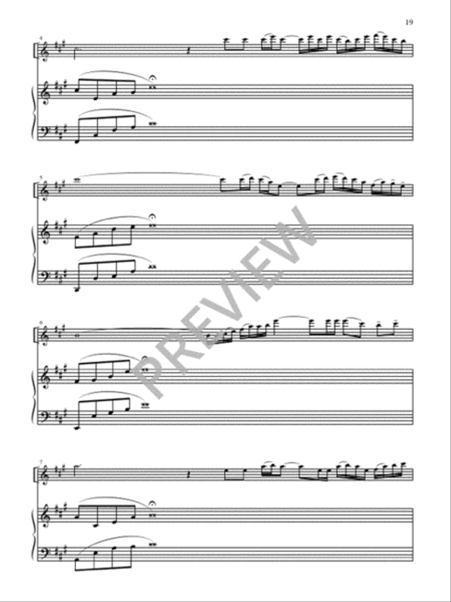 Five More Liturgical Meditations C Instrument scores gallery preview page 21