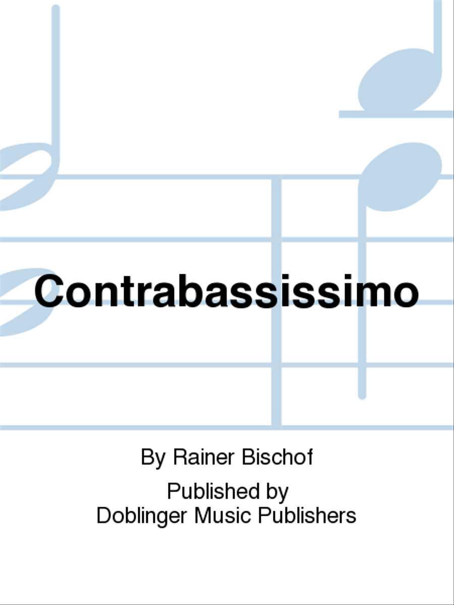 Contrabassissimo Contrabassissimo Double Bass scores gallery preview page 1