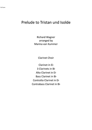 Book cover for Prelude to Tristan und Isolde