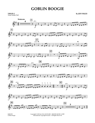 Goblin Boogie - Violin 3 (Viola Treble Clef)
