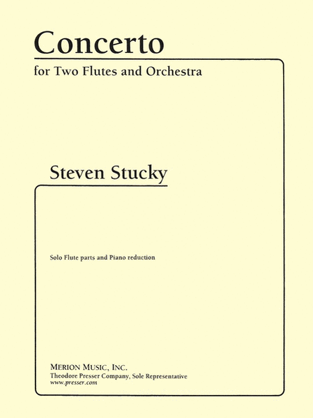 Concerto For Two Flutes And Orchestra