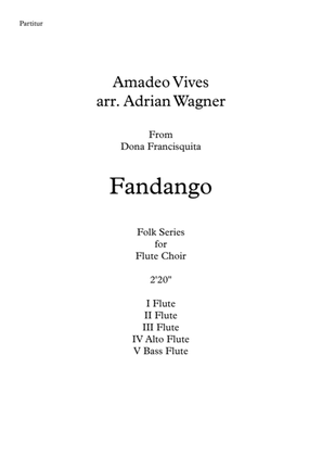 "Fandango" (Amadeo Vives) Flute Choir arr. Adrian Wagner