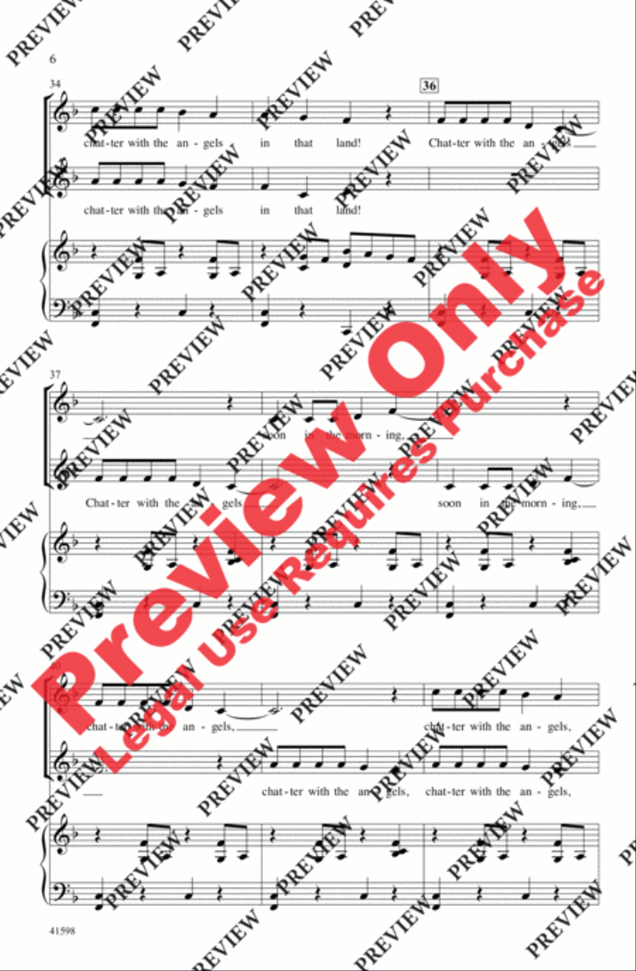 Chatter with the Angels Chatter with the Angels 2-Part scores gallery preview page 6