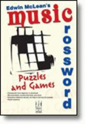 Book cover for Edwin McLean's Music Crossword Puzzles and Games