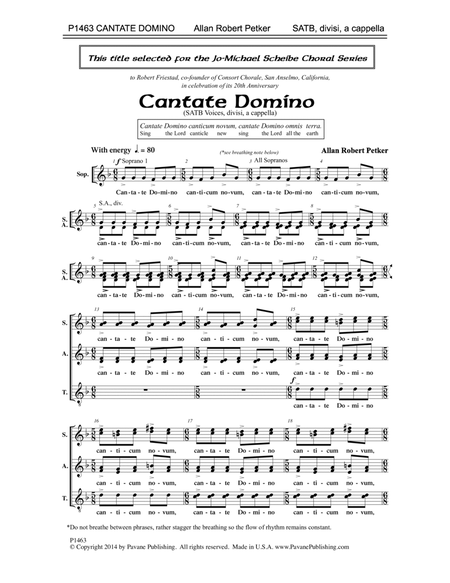Cantate Domino