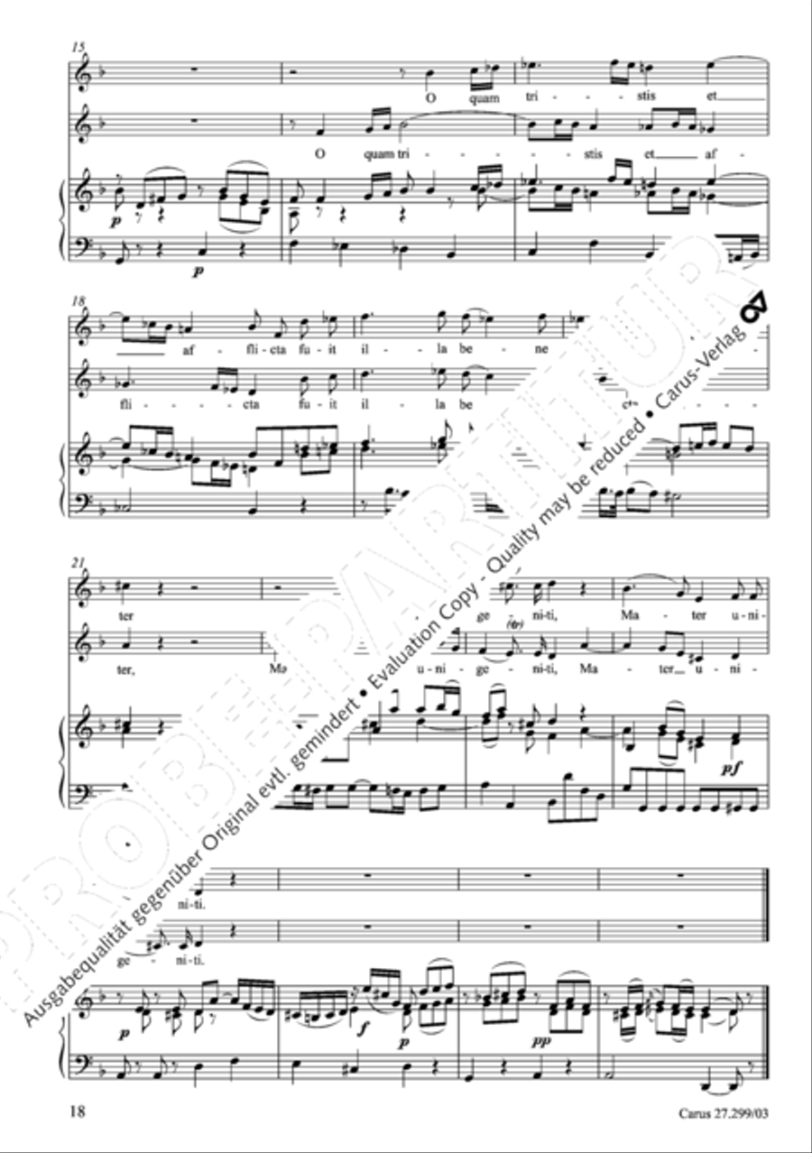 Stabat mater Stabat mater Women's Choir scores gallery preview page 19