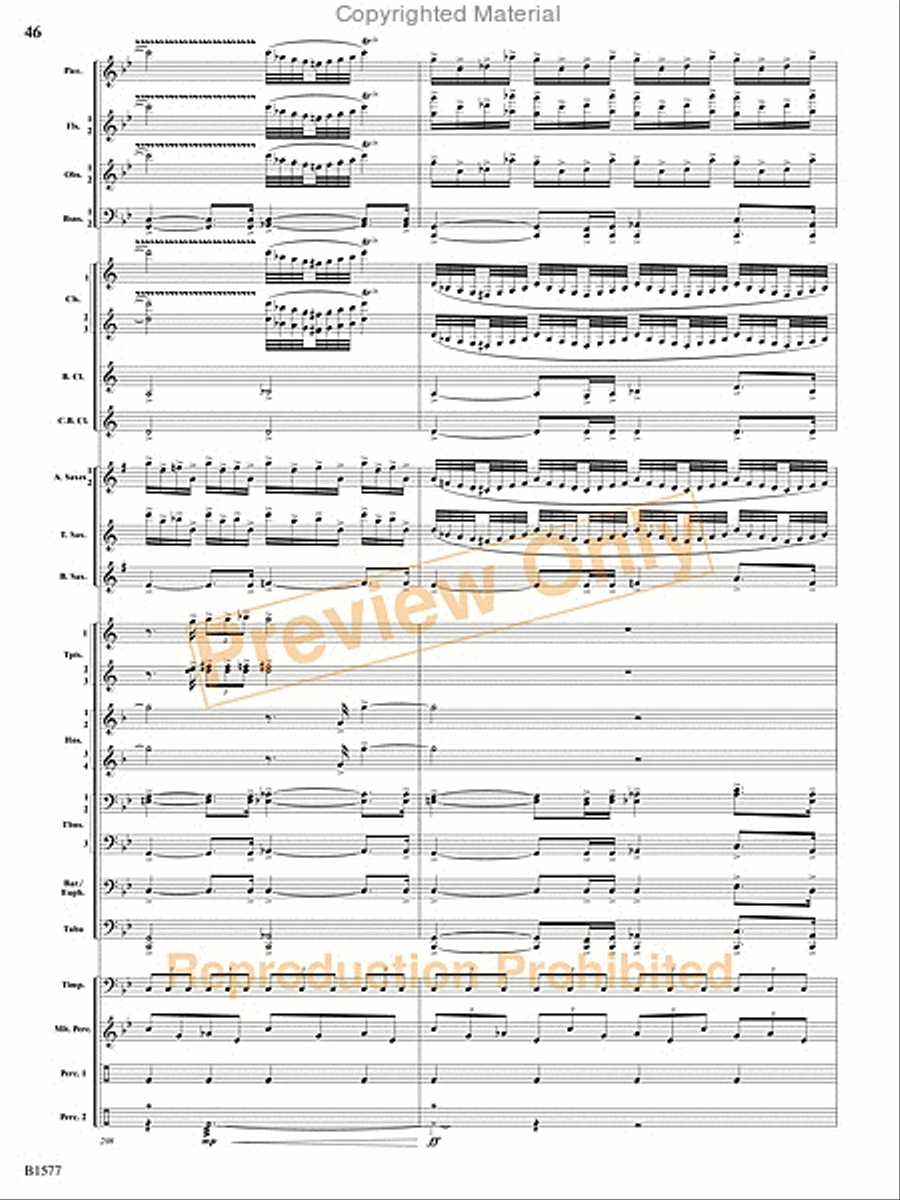 Evocatio Evocatio Concert Band scores gallery preview page 47