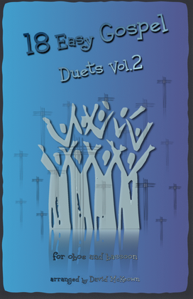 Book cover for 18 Easy Gospel Duets Vol.2 for Oboe and Bassoon