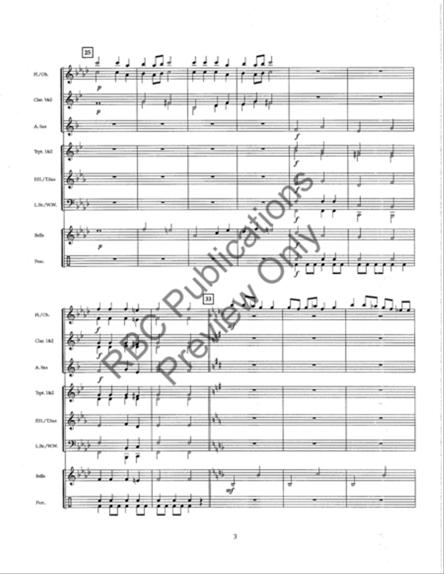 Ballet Du Printemps (Score) Concert Band scores gallery preview page 6