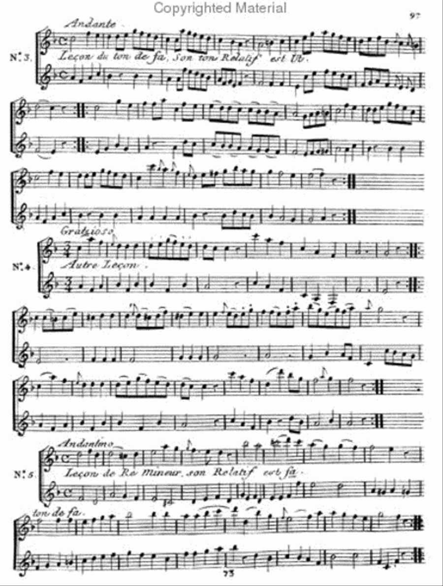 Methods & Treatises Clarinet - France 1600-1800 Clarinet scores gallery preview page 3