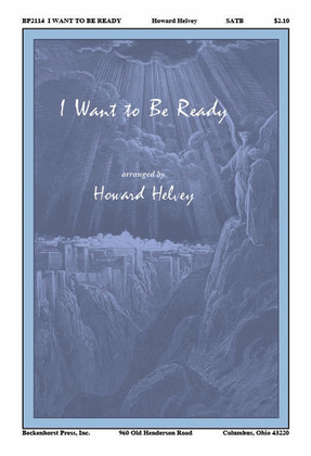 Book cover for I Want To Be Ready