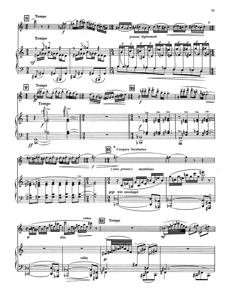 Introduction Et Danse Alto Saxophone scores gallery preview page 4