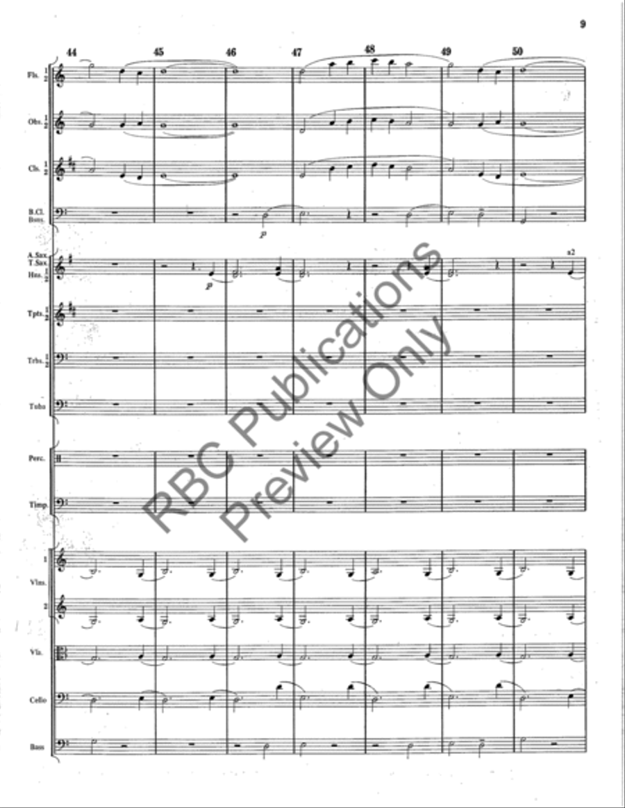 Peasant Suite Full Orchestra scores gallery preview page 10