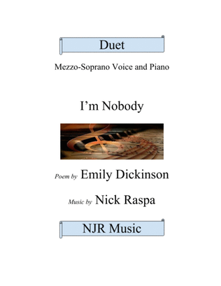 I'm Nobody! (Who Are You?) m-Soprano Voice & Piano