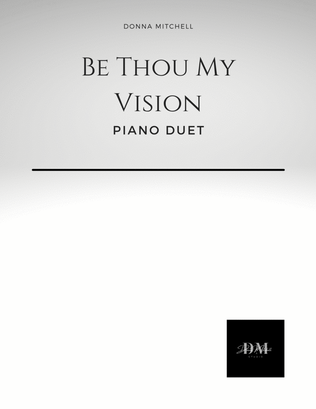 Book cover for Be Thou My Vision Piano Duet