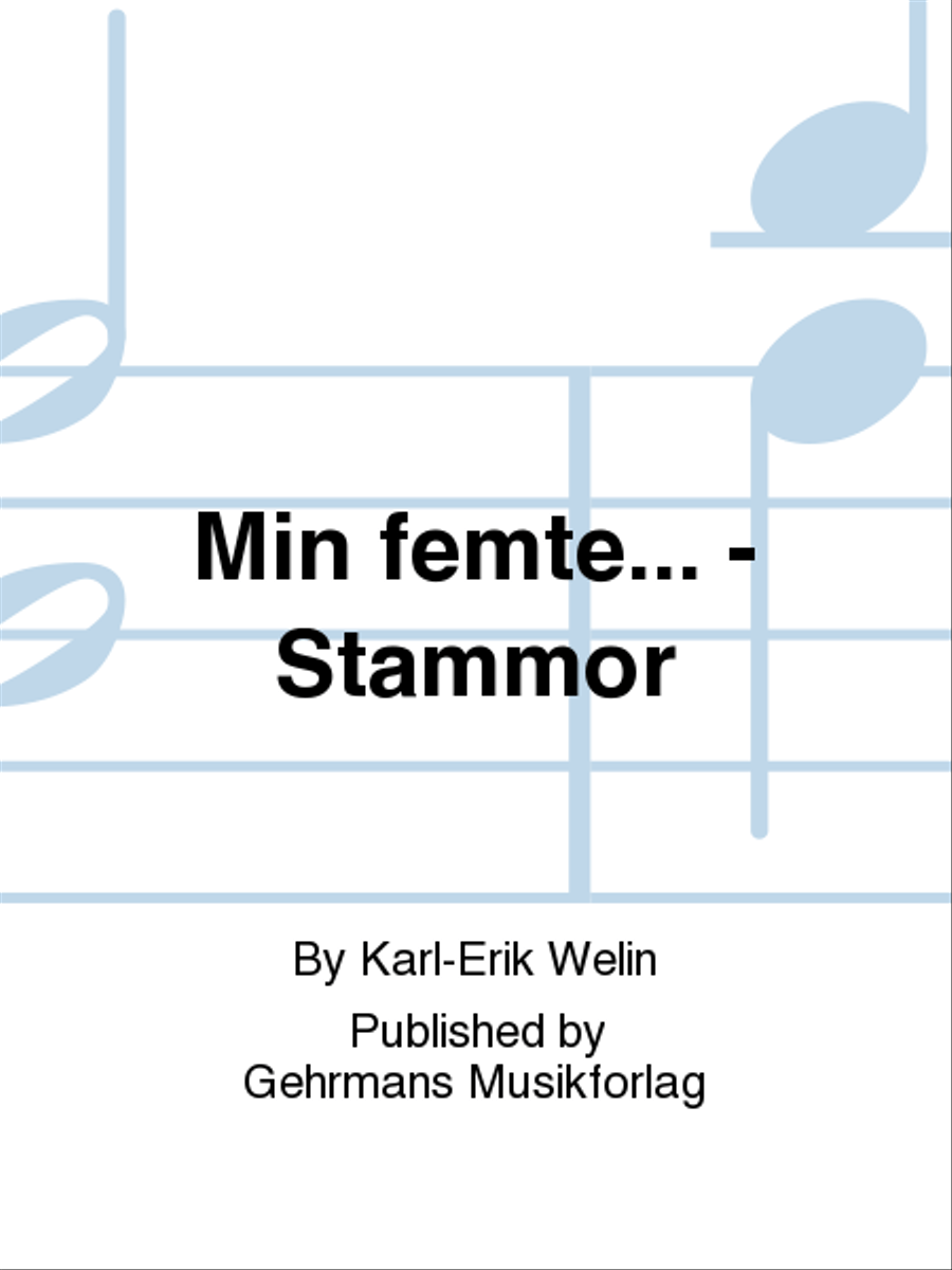 Min femte... - Stammor String Quartet scores gallery preview page 1
