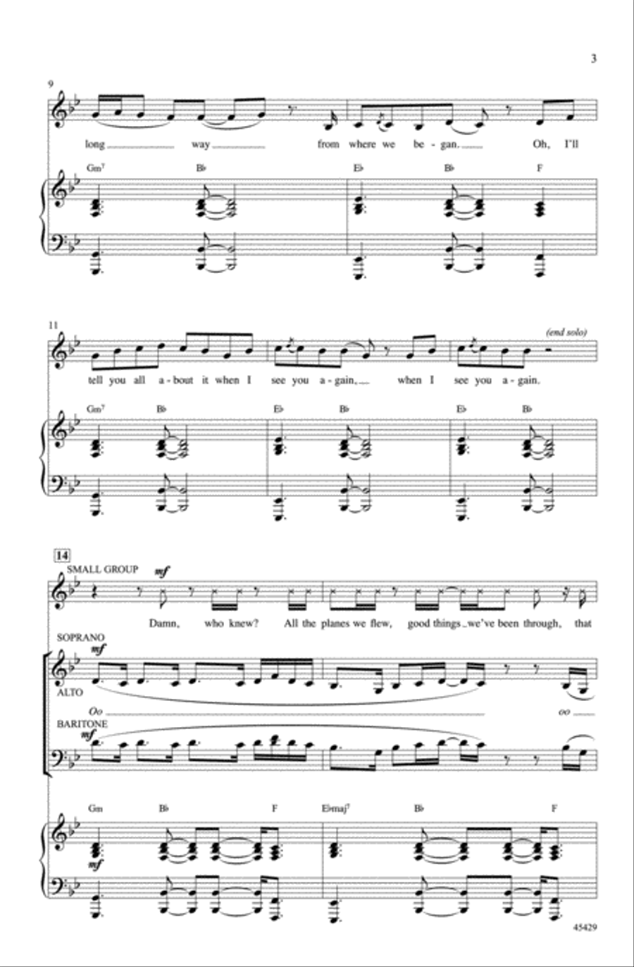 See You Again Choir scores gallery preview page 2