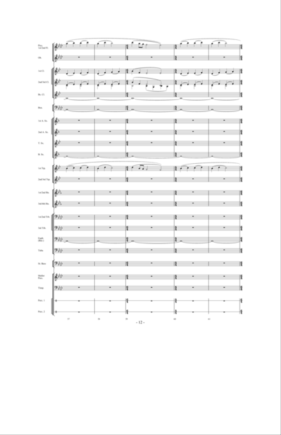 Celebration Folklorique Concert Band scores gallery preview page 11
