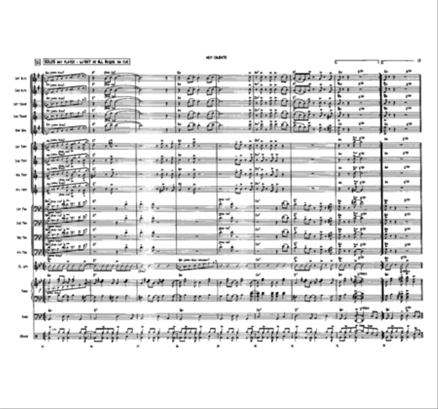 Muy Caliente! Jazz Ensemble scores gallery preview page 13