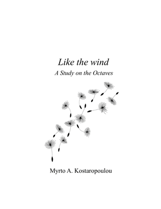 Like the wind_Study on the octaves for Piano solo no.3