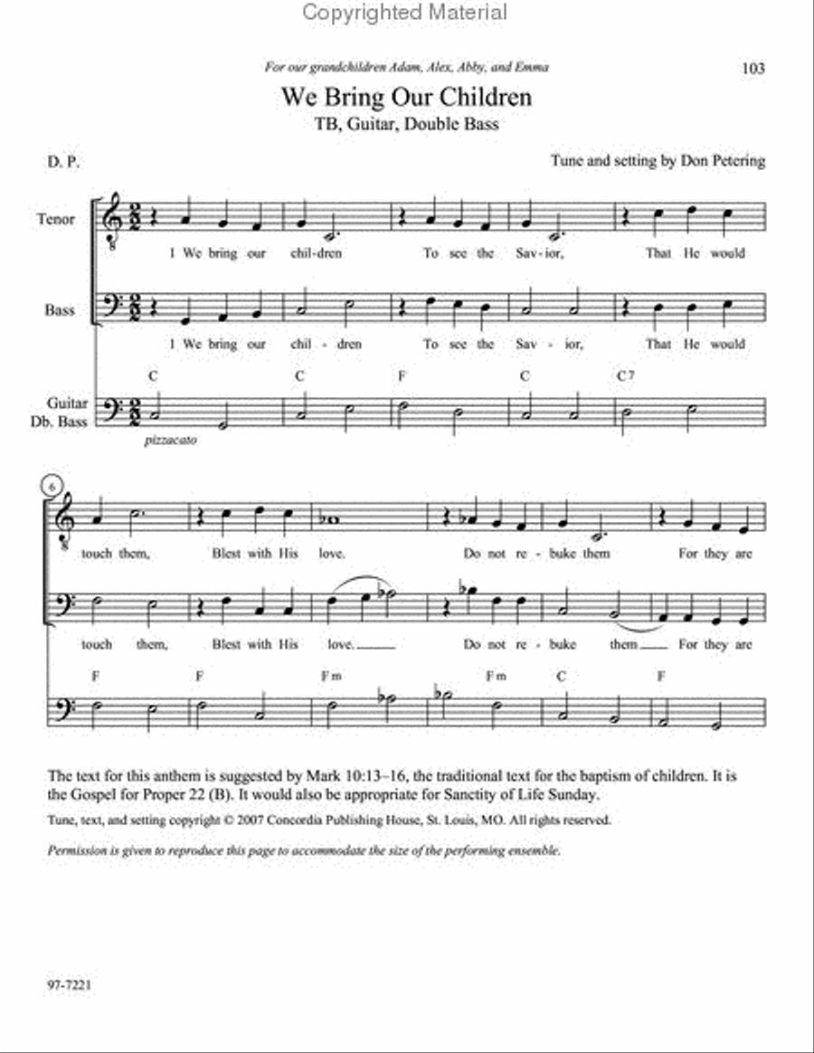 Sing, Men of God, Vol. 1 TTBB scores gallery preview page 13