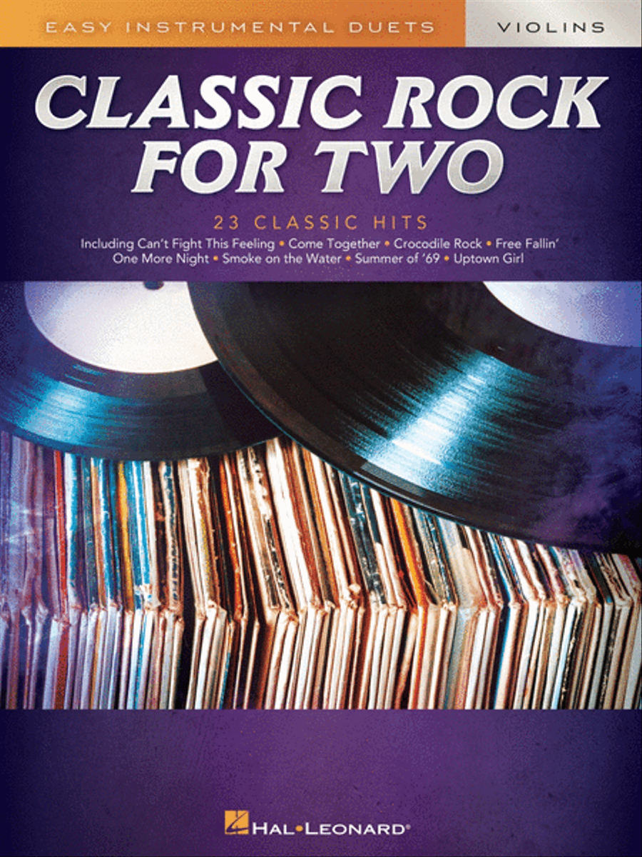 Classic Rock for Two Violins Violin scores gallery preview page 1