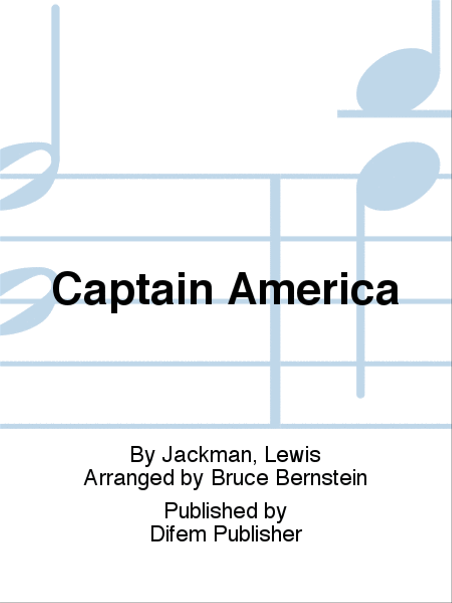 Captain America Brass Band scores gallery preview page 1