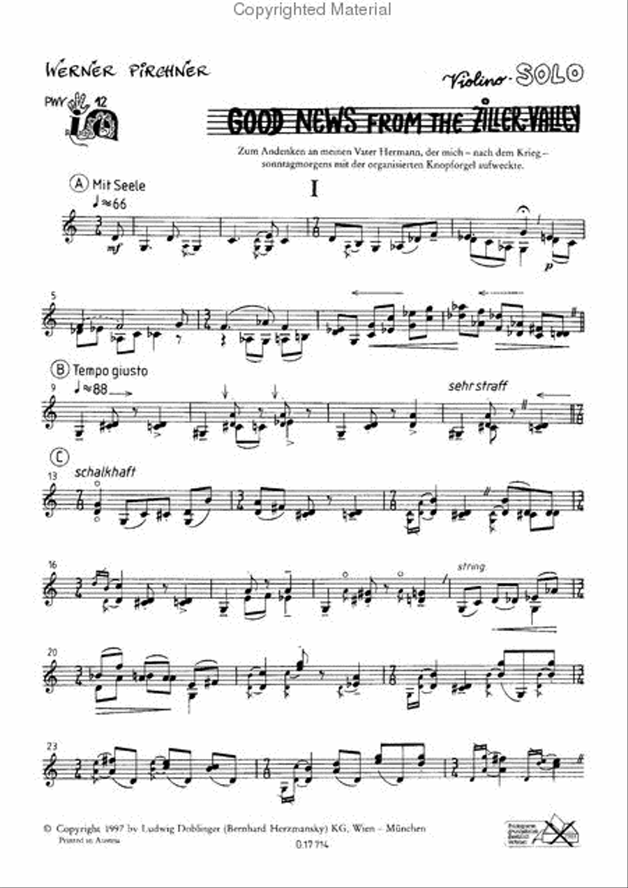 Good news from the Ziller Valley Violin Solo scores gallery preview page 2