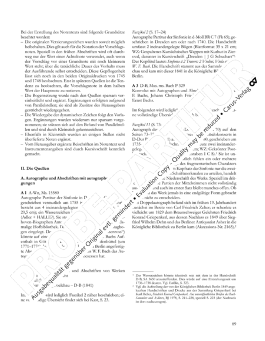 Gesamtausgabe Band 6 (Orchestermusik III: Sinfonien) Orchestra scores gallery preview page 106