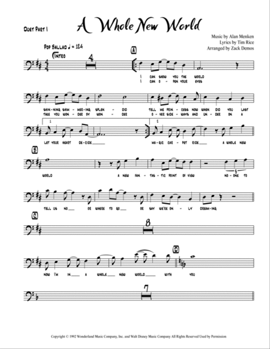 A Whole New World Large Ensemble scores gallery preview page 2