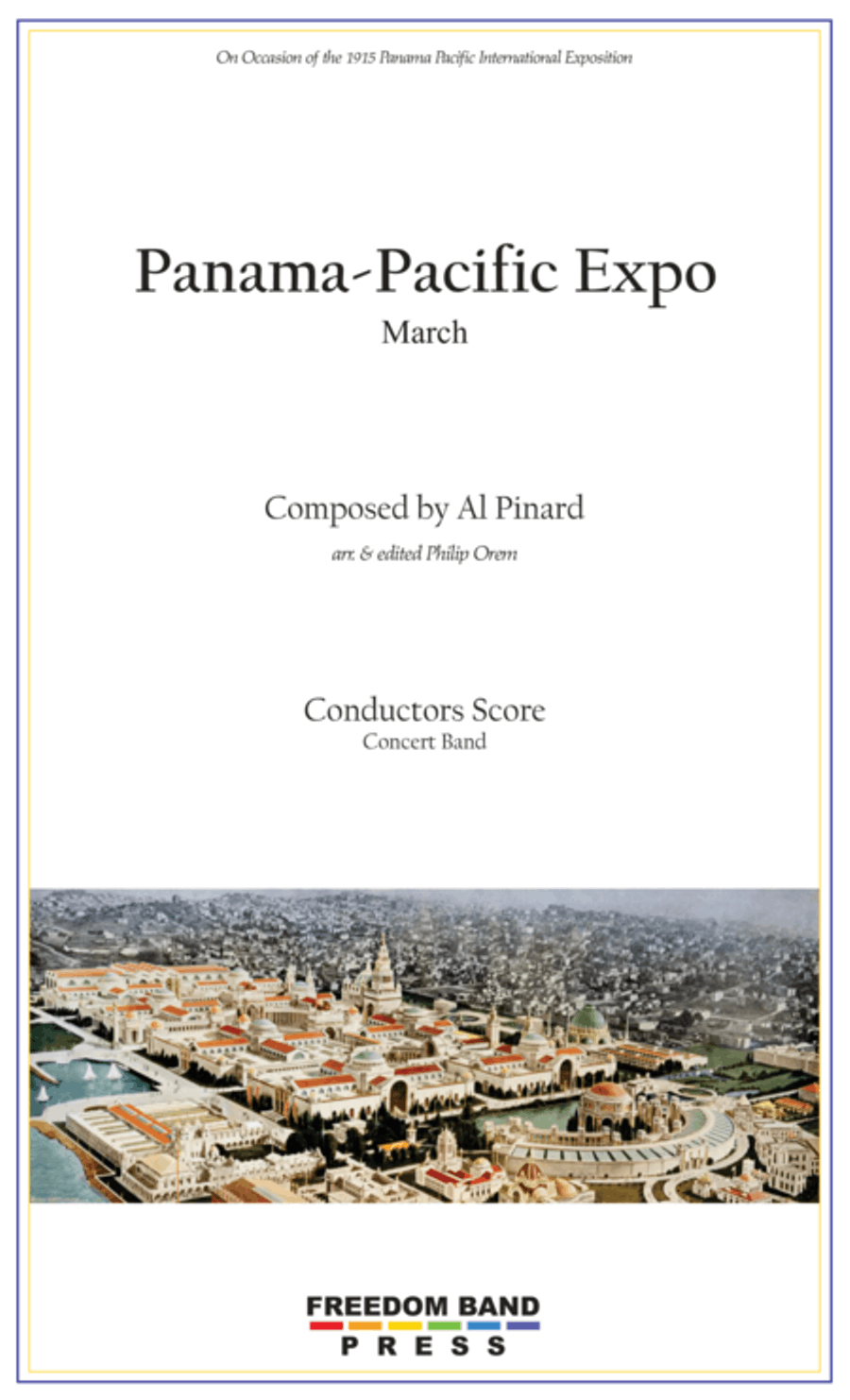 Panama-Pacific Expo March Concert Band scores gallery preview page 1