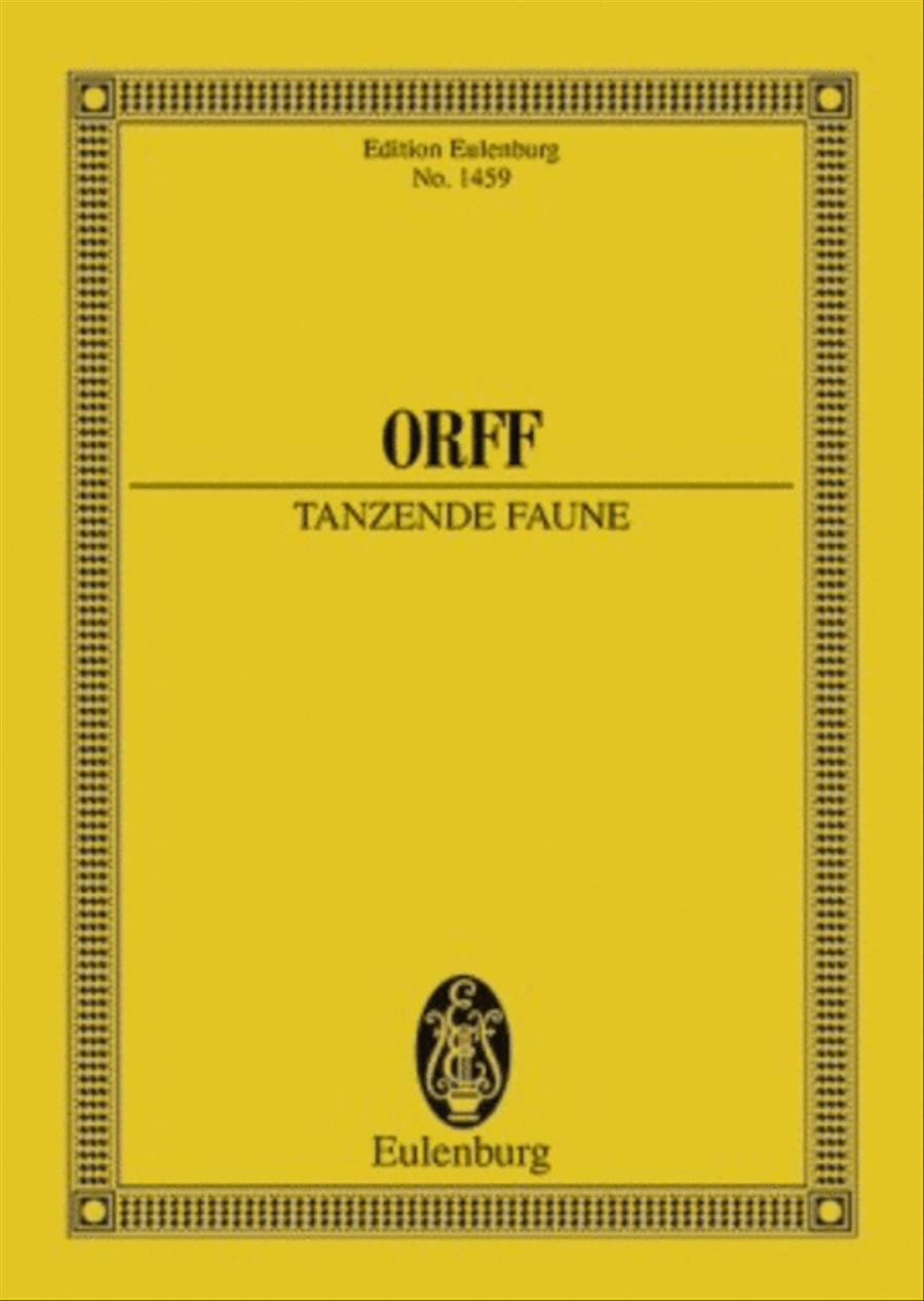 Tanzende Faune, Op. 21 Tanzende Faune, Op. 21 Orchestra scores gallery preview page 1