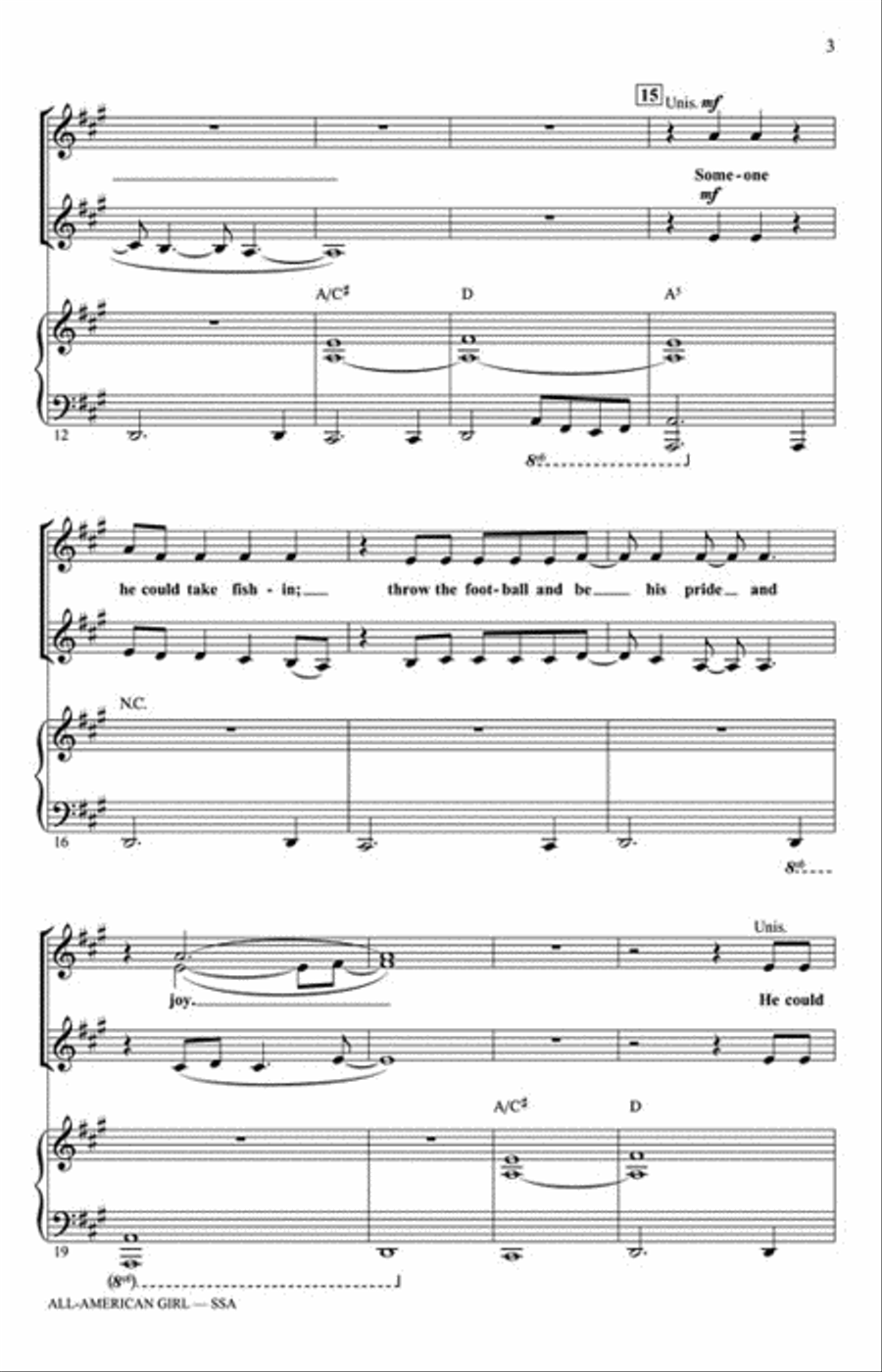 All-American Girl All-American Girl SSA scores gallery preview page 3