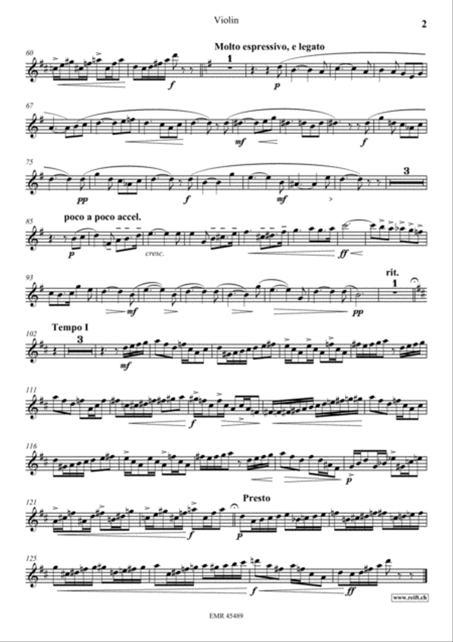 Scherzo Scherzo Violin Solo scores gallery preview page 3