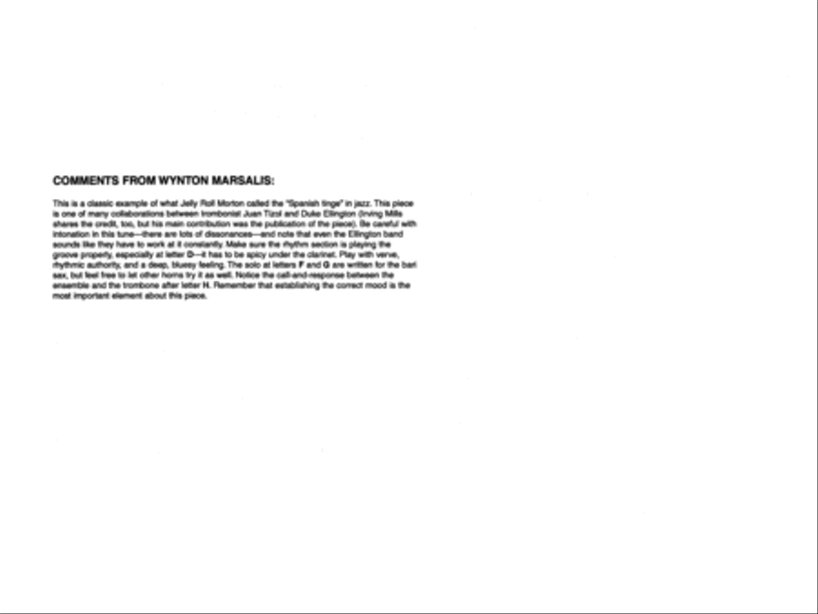Caravan: Score Jazz Ensemble scores gallery preview page 6