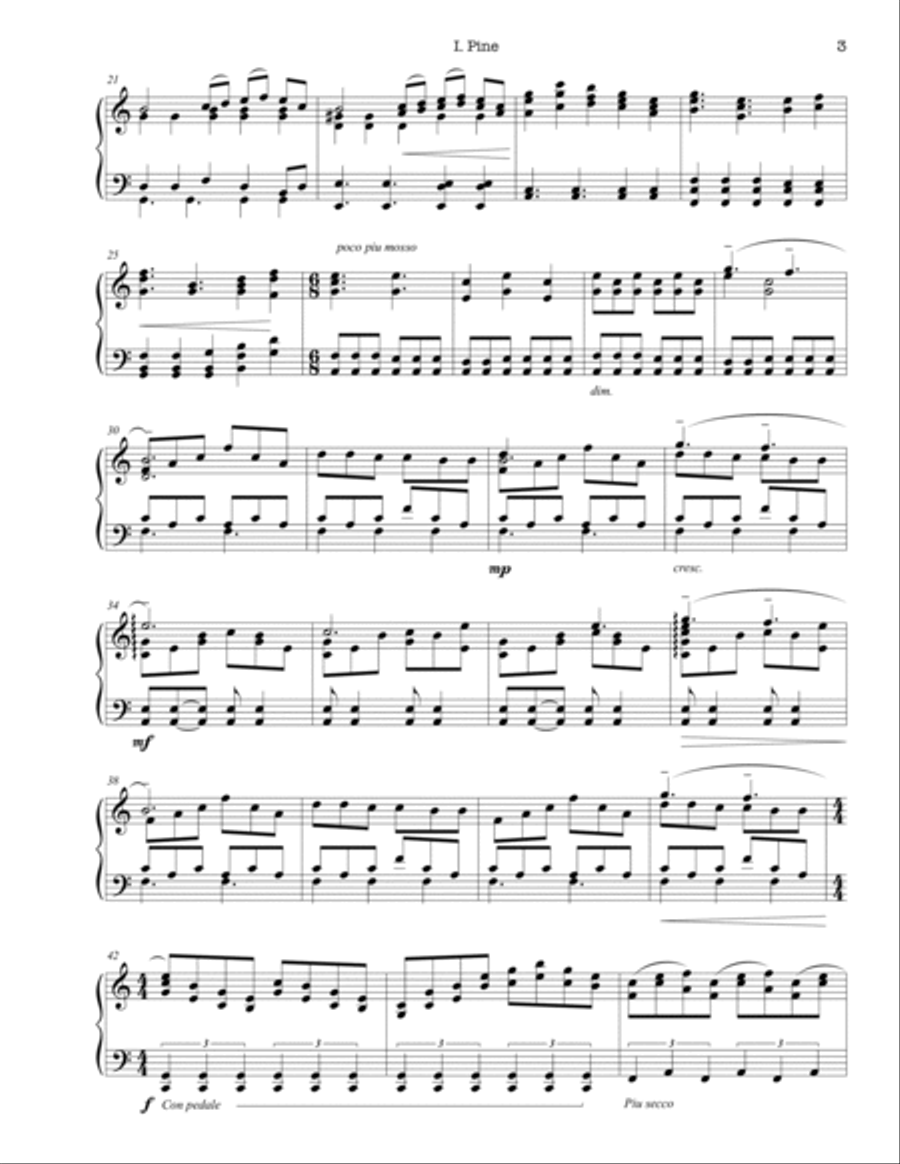 Arboreal Suite Piano Solo scores gallery preview page 3