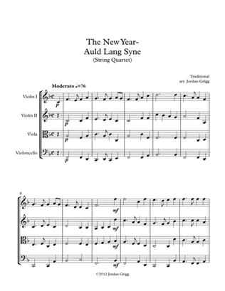 The New Year - Auld Lang Syne (String Quartet)