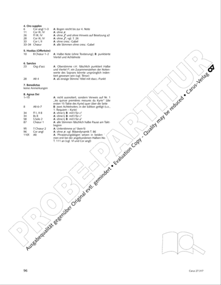 Messe de Requiem 4-Part scores gallery preview page 109
