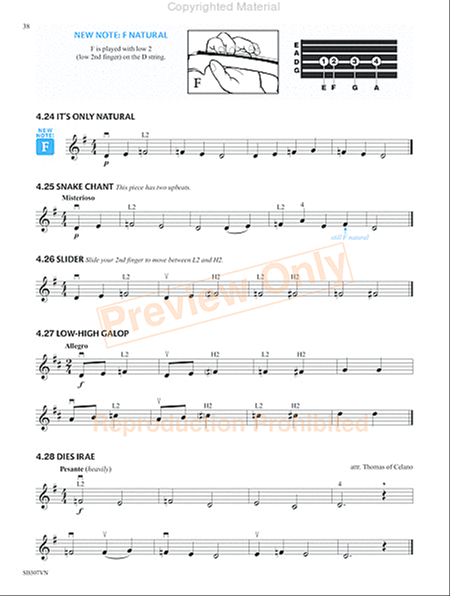Measures of Success for String Orchestra-Violin Book 1 Chamber Orchestra scores gallery preview page 41