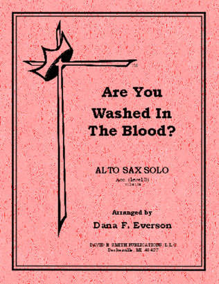 Book cover for Are You Washed In The Blood