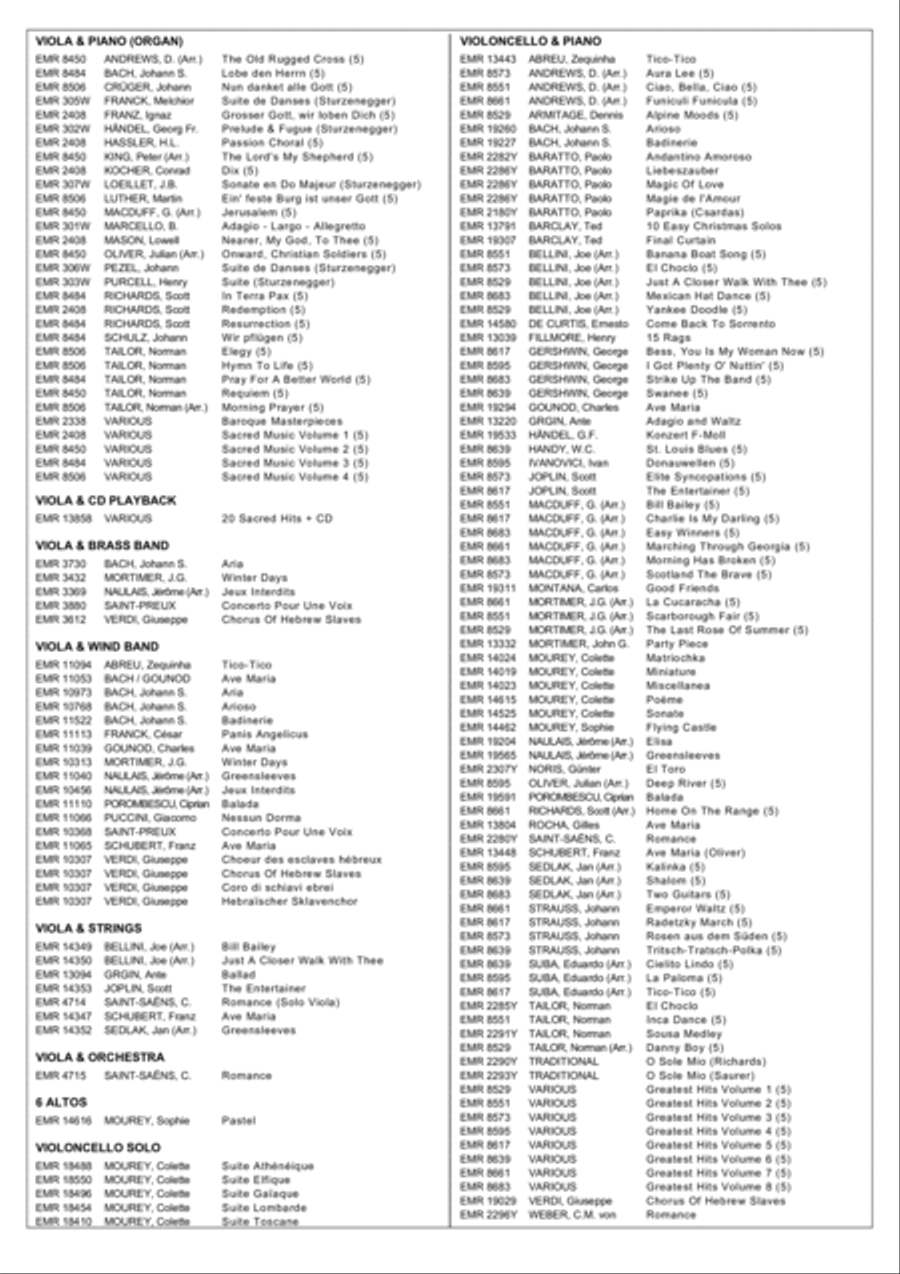 Halleluja (Handel) / Ave Maria (Bach-Gounod) / Trumpet Voluntary (Clarke) Trumpet scores gallery preview page 6