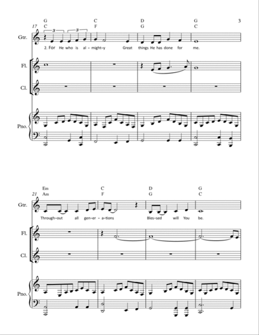 Canticle for Mary Small Ensemble scores gallery preview page 3